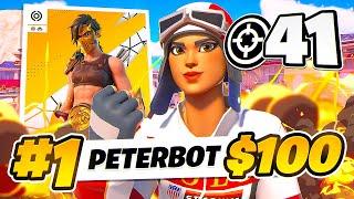 WORLD RECORD 41 KILL WIN SOLO VICTORY CASH CUP FINALS   | Peterbot