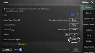 How To Change Linked Mobile Number In PUBG Mobile