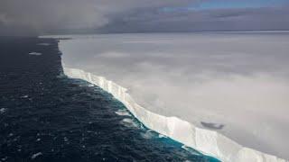 World’s biggest iceberg runs aground #sciencefacts,