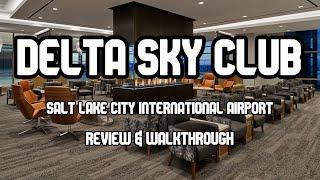 Delta Sky Club at Salt Lake City Airport (SLC) | Review & Walkthrough