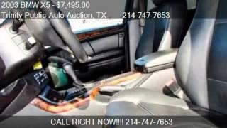 2003 BMW X5  for sale in Dallas, TX 75208 at Trinity Public