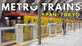 Riding Metro Trains in Tokyo Japan