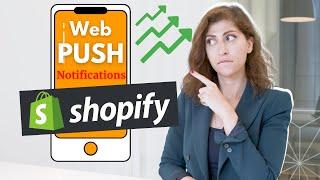 Shopify retargeting without ads using Web Push Notifications with Pushowl