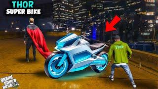 Franklin And Shinchan Stealing Thor Super Bike In GTA 5 Telugu | #gta5