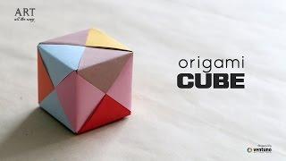 How to Fold an DIY : Origami 3D Cube