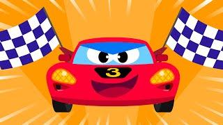 [ES, PT Sub] Zoom Zoom Racing Car  | I’m the Fastest Racer! | Nursery Rhymes | Car SongsTidiKids