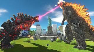 Mechagodzilla’s Revenge: Mechagodzilla VS. Godzilla x Kong! - Animal Revolt Battle Simulator