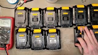 Gräver lite djupare i våra 12V/18V Dewalt batterier