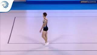 Timur Kulaev (RUS) - 2017 Aerobics Europeans, junior individual men final