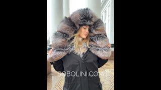 Spectacular fox parka! we make the most beautiful parks! if you want one   write to us! TM Sobolini