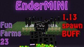 EnderMINI - Simple Enderman Farm [Tutorial], and 1.13 Mob Spawning EXPLAINED! [Fun Farms 23]