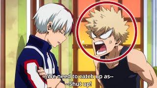 Bakugo tolerating Todoroki | My Hero Academia