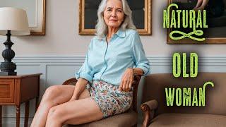 Natural old women over 70 Fashion style review #11 #naturalwoman