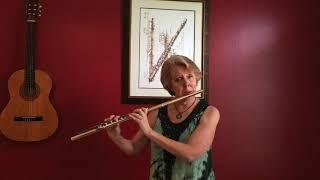 FBA All-State 7th/8th grade Technical flute etude, performed by Beth Larsen