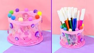 How to Make a Pen Holder | DIY Pen Holder at Home | Plastic Bottle Craft Idea