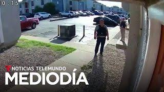 Captan en video a agentes de ICE vestidos de civil intentando hacer un arresto | Noticias Telemundo