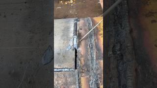 New method for gap Root welding with stick welding machine #shorts #welding