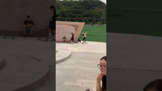 Mastering skateboard tricks is a long process  #skateboarding #china #students