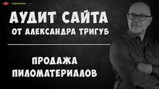 Аудит сайта по продаже пиломатериалов. Анализ сайта на ошибки. Пример аудита сайта.