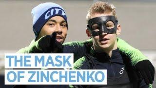 Zinchenko turns into Zorro and Riyad Mahrez takes on Ederson | MAN CITY TRAINING