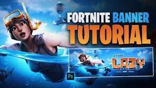 Underwater Fortnite Banner Tutorial (FREE PSD!!) - Tutorial by EdwardDZN