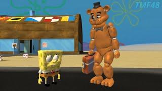 [SFM] Freddy tries to sell insurance to SpongeBob