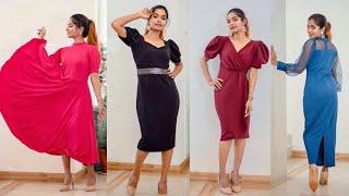 6 dresses from Amazon under ₹450 |worth or not ? Most reviewed Amazon Dress haul|Asvi Malayalam