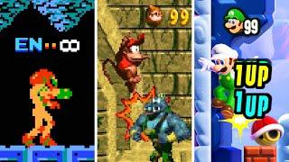 Evolution of Infinite Lives Tricks in Nintendo Games (1985 - 2025)