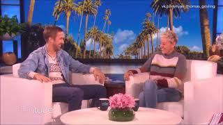 RUS SUB / The Ellen Show / Райан Гослинг вспоминает свою любимую собаку (русские субтитры) / 2(4)