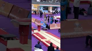 Gymnastics vault men games #trending #artistic #sport #shortvideo