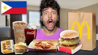 Ordering The ENTIRE McDonalds PHILIPPINES Menu!