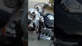 Honda Valkyrie With Drilled Exhaust And Clubman Bars