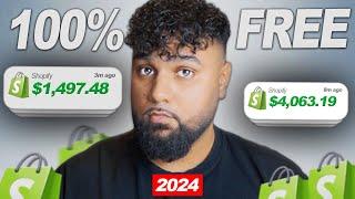 How To Start Shopify Dropshipping In 2024 (FREE COURSE)