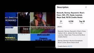 BW, BTVS, Cheyenne, CS, FOL, HOI, HGWT, HH, HA, H:TAS, ILL, OTH, P, QL, R, SB, SWOAM Credits Remix