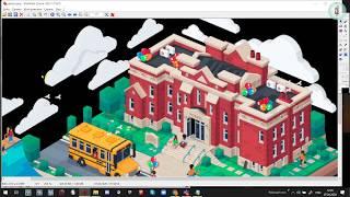 SketchUp Free для школьников Урок 1. Строим контуры школы