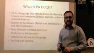 PA Dutch 101: Video 1 - An Introduction.m4v