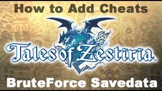 [PS3] Tales of Zestiria - Applying Cheats using BruteForce Savedata