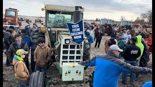 Vern Gregg Trust Antique Tractor Auction Yesterday in Irwin, OH