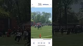 Sheduer Throws A PHENOMENAL BALL FOR A TD #clevelandbrowns