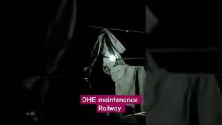 Railway emergency OHE 25kv break down at Night 