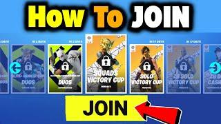 ️ How To Join Tournaments in Fortnite