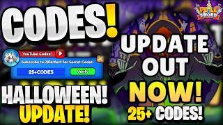 *NEW* ALL WORKING HALLOWEEN UPDATE CODES FOR PULL A SWORD! ROBLOX PULL A SWORD CODES