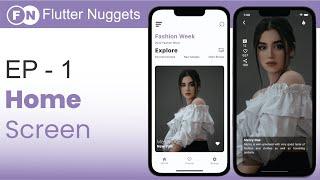 Flutter UI Design - Fashion App 1/2