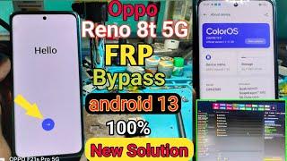 oppo Reno 8t 5g frp bypass || New Security android 13 