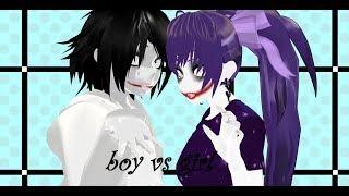 [MMD] Creepypastas Boys VS Girls (Shake It Off)