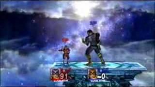 Smash Bros Brawl - Giant Falcon Punch