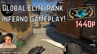 CS:GO Global Elite Rank Inferno Gameplay! 1440p