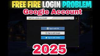 login failed please try logging out first free fire google account 2025 | Rajdipxpro | #freefire