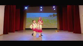 Сюжетный Русский народный танец.Folk dance. Дуэт