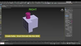 Making Hole The Right and Wrong way - Autodesk 3ds Max 2022